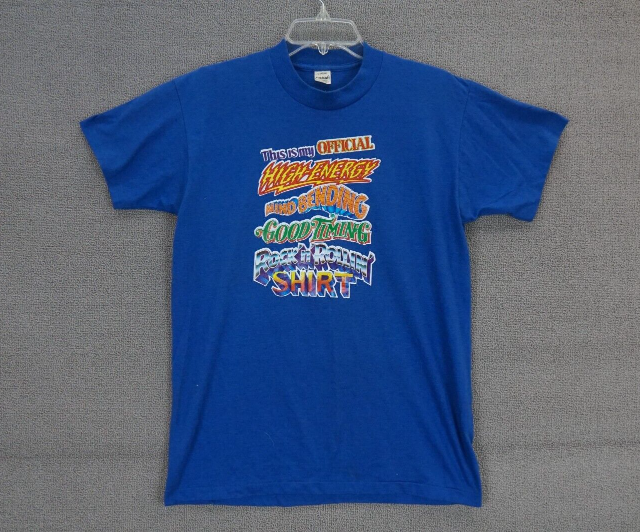 daughter by sokkyo vintage Tシャツ　即興 Vintage 80s Devknit Single Stitch tshirt Size fits Small | eBay