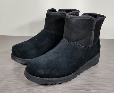 UGG Kristin Boot Black Suede Womens Size 4 34 eBay