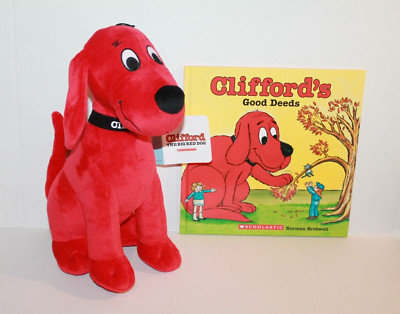 Clifford's Good Deeds by Norman Bridwell - Hardcover Book & Plush Red Dog -Kohls