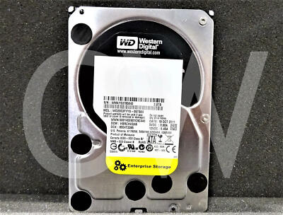 WD2003FYYS Western Digital 2TB 7200RPM 3Gbps 3.5'' SATA HDD Hard Drive