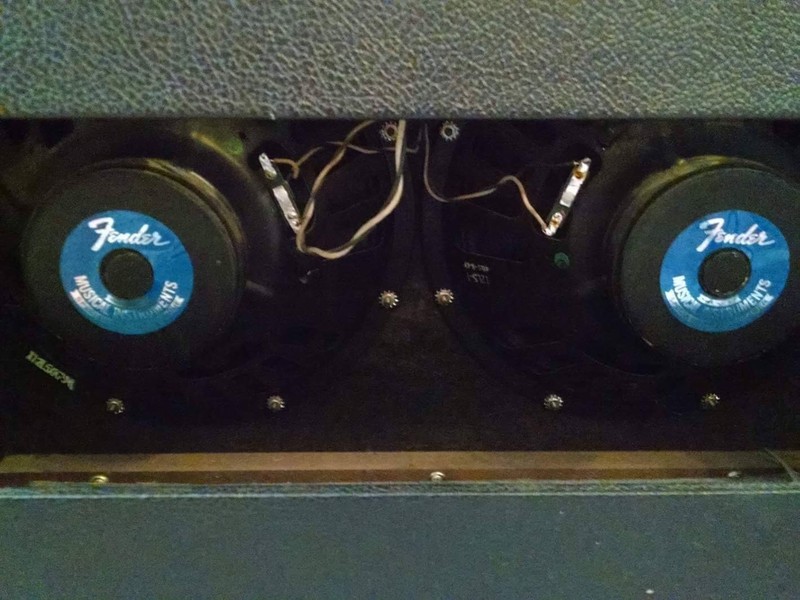 1965 Fender Pro Reverb Electric Guitar Amplifer 100% Original Black Face
