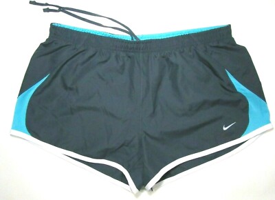 

ЖЕНСКИЕ ШОРТЫ ДЛЯ БЕГА NIKE DRI-FIT 5K СЕРОГО/АКВА, Dark grey/aqua, Dri-fit
