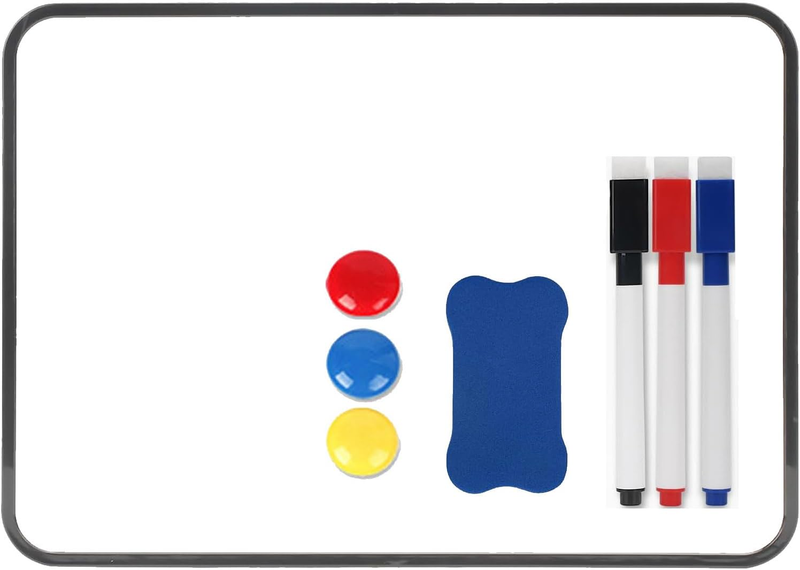Mini Magnetic Whiteboard, 21 X 30 Cm Small White Board, A4 Desktop Dry Erase Boa