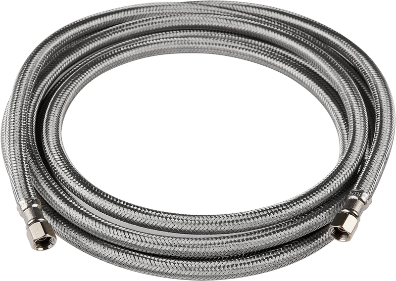 Ice Maker Hose 10 FT SS HOSE001 for  1/4 Comp Fridge Water Line