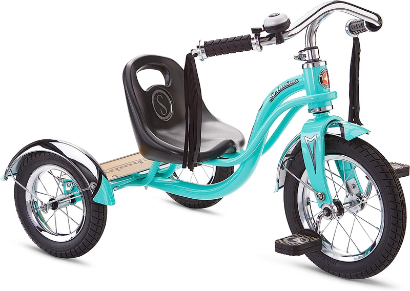Roadster Bike for Toddler, Kids Classic Tricycle, Low Positioned Steel Trike Fra