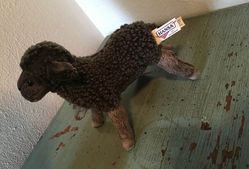 Hansa Portraits of Nature Little Lamb Black Plush 7