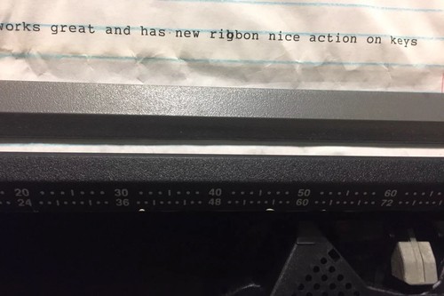 Vintage Smith Corona SL480  Electric Typewriter Model 5A - Works Great!