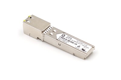 HP X120 Gigabit SFP RJ-45 100m Ethernet Transceiver Module P/N: JD089B Tested