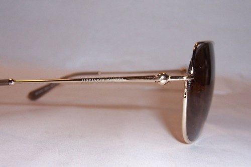 Pre-owned Alexander Mcqueen Sunglasses Amq 4272/s J5g-ut Gold/brown Authentic