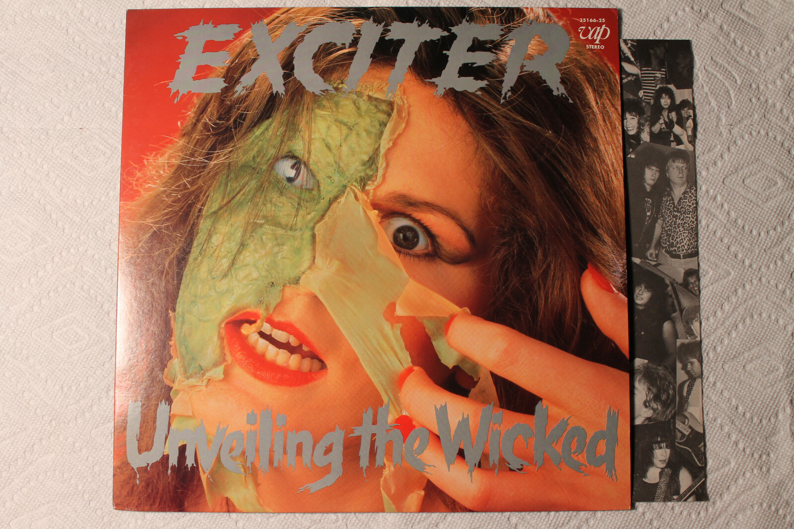Exciter - Unveiling The Wicked Japanese orig' Vap LP 1986