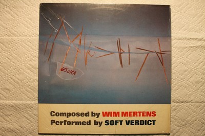 Wim Mertens / Soft Verdict - Usura Japanese Crépuscule LP shrink 1985 minimal