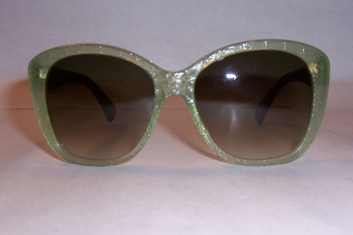 Pre-owned Alexander Mcqueen Sunglasses Amq 4193/s Green/brown K6h-db Authentic In Brown Gray
