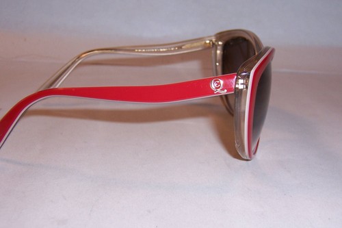 Pre-owned Alexander Mcqueen Sunglasses Amq 4147/s Red/gray F13-js Authentic