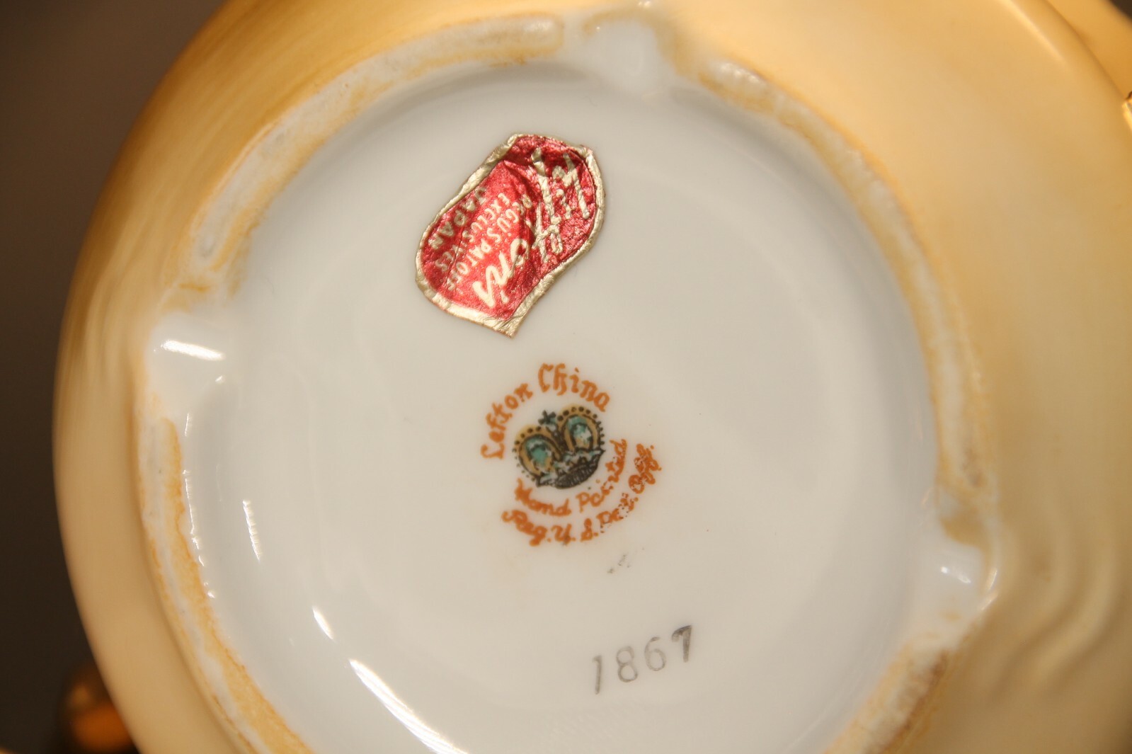 VINTAGE LEFTON CHINA SUGAR BOWL TAUPE ROSES WHITE PINK GOLD