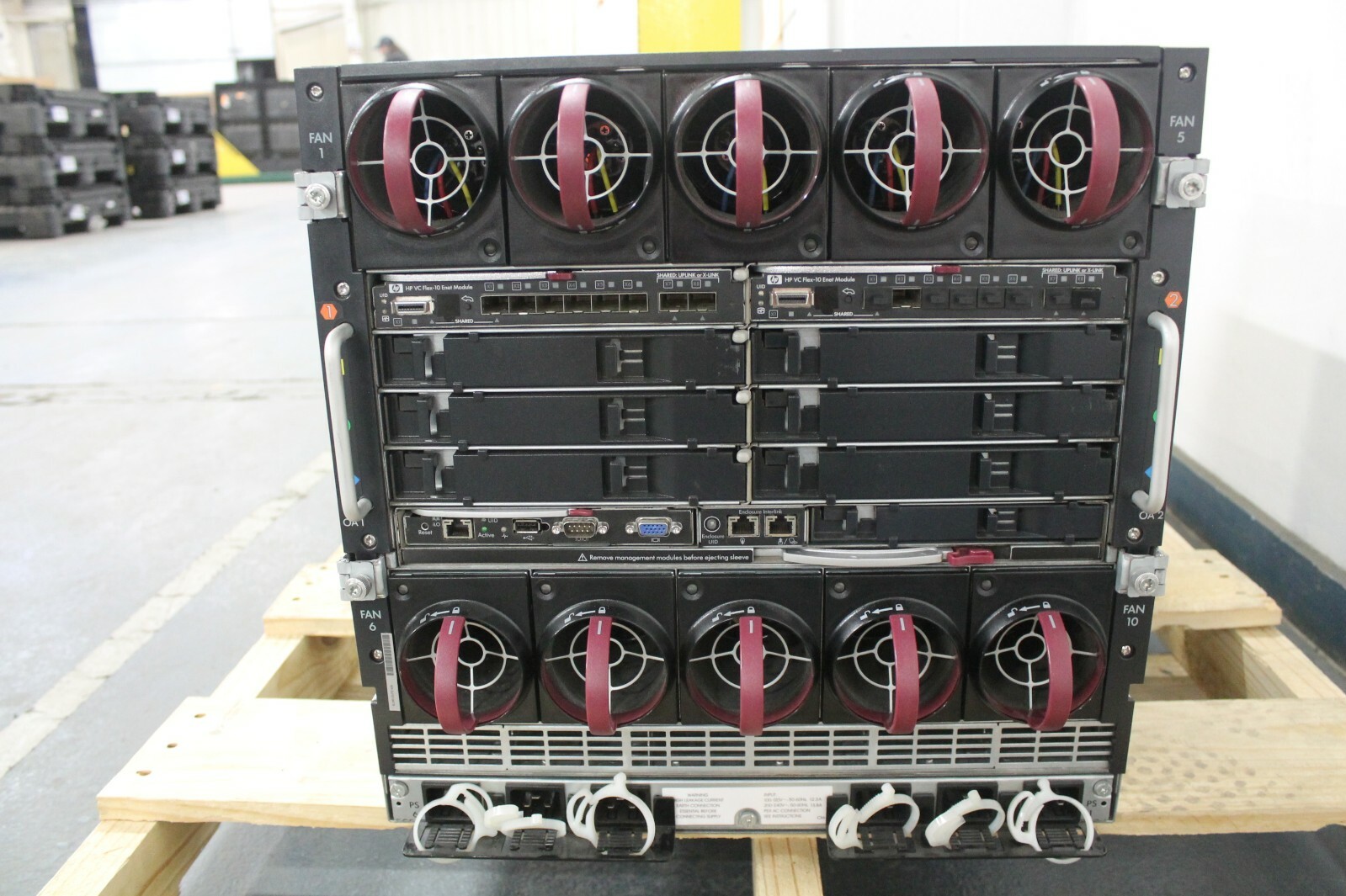 HP Blade System C7000 Enclosure G2 (Part Number 507015-B21)