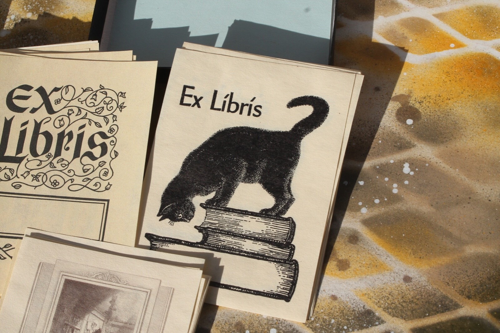 Assorted Antioch Book Plates, Decorative Labels, Set of 45 New