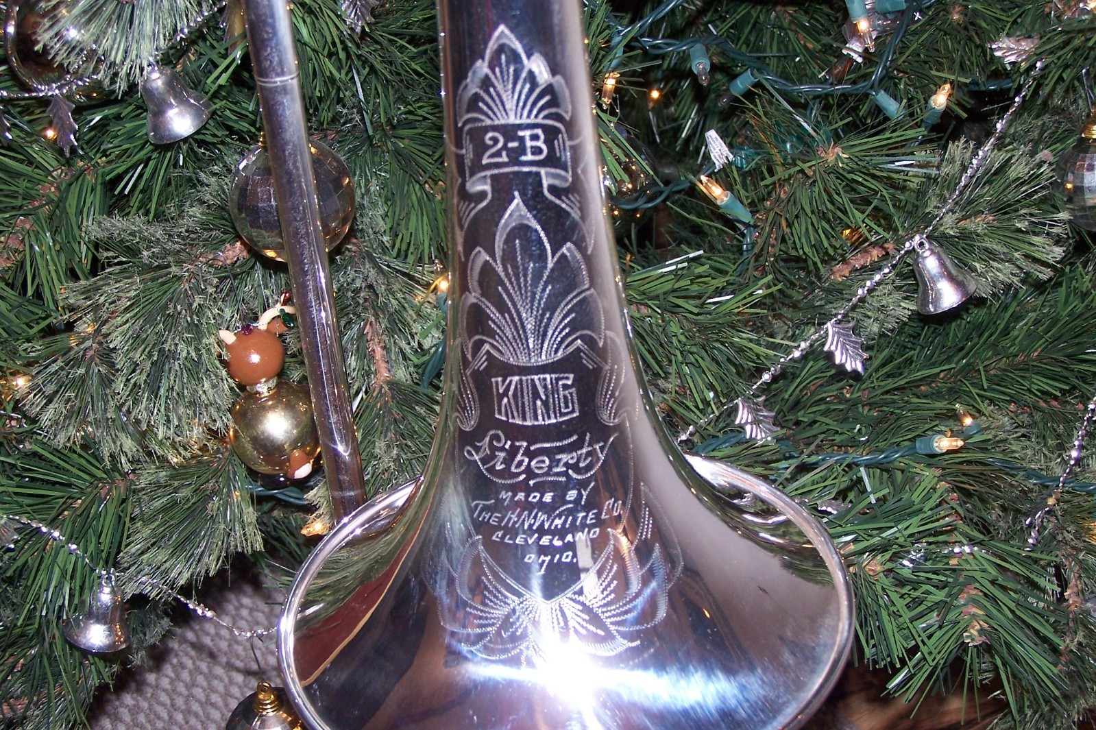 king liberty 2b trombone totally restored, FREE SHIPPING