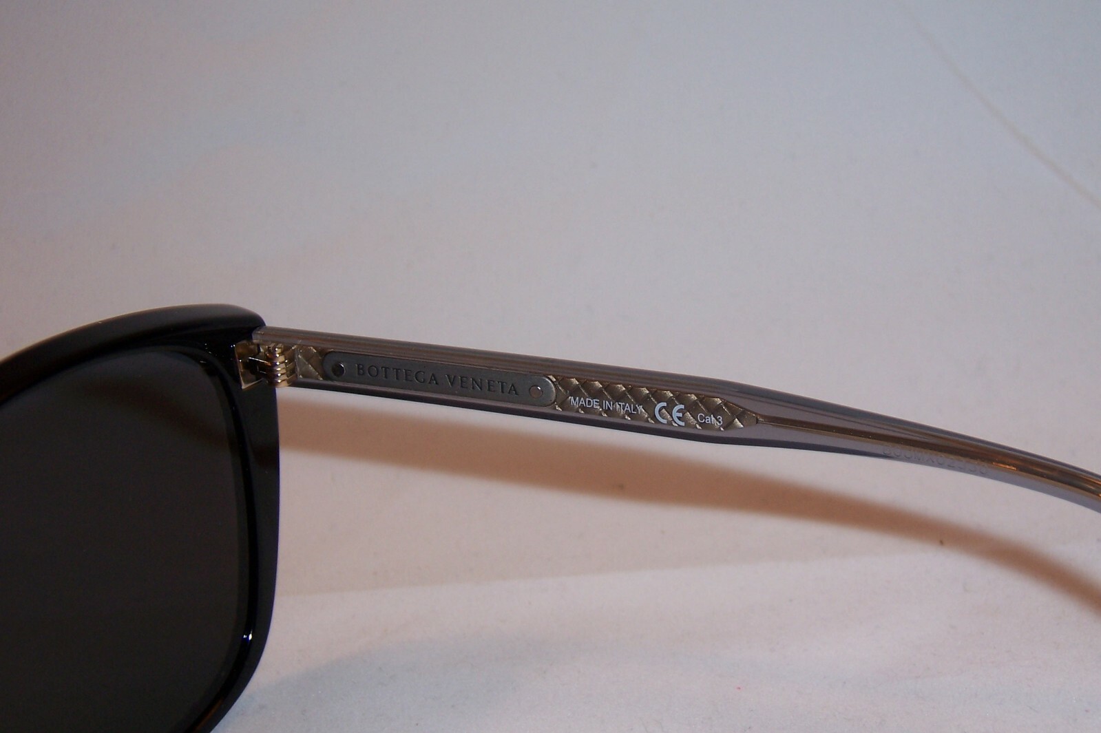 Pre-owned Bottega Veneta Sunglasses Bv 0218sk 001 Black/gray Authentic 0218