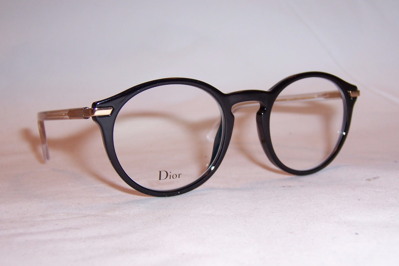 NEW CHRISTIAN DIOR EYEGLASSES ESSENCE 5 7C5 BLACK 49mm RX CD