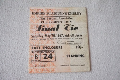 1967 FA Cup Final Football Programme Chelsea v Spurs with ...