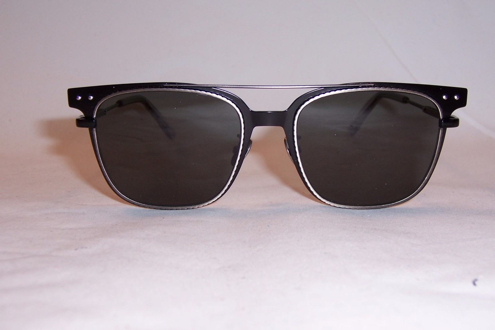 Pre-owned Bottega Veneta Sunglasses Bv 0095sa 001 Black/gray Authentic 0095