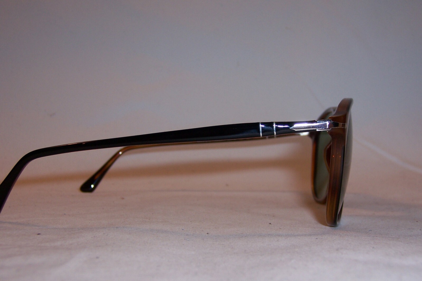 Pre-owned Persol Sunglasses Po 6649/s/m 1096p1 Black/green Polarized 6649sm Authentic