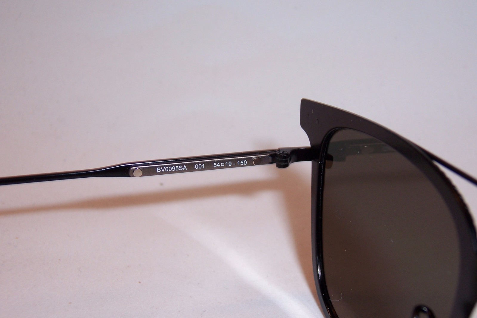 Pre-owned Bottega Veneta Sunglasses Bv 0095sa 001 Black/gray Authentic 0095