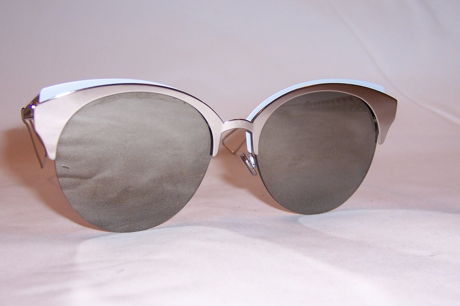 NEW CHRISTIAN DIOR DIORAMA CLUB S 2BW 0T IRON SILVER MIRROR SUNGLASSES AUTHENTIC eBay