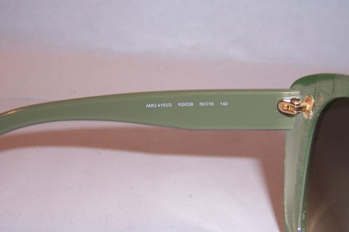 Pre-owned Alexander Mcqueen Sunglasses Amq 4193/s Green/brown K6h-db Authentic In Brown Gray