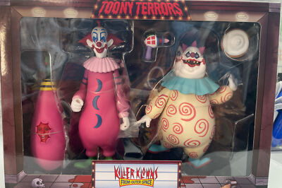 Killer Klowns From Outer Space Toony Terrors Slim and Chubby Two-Pack NECA New