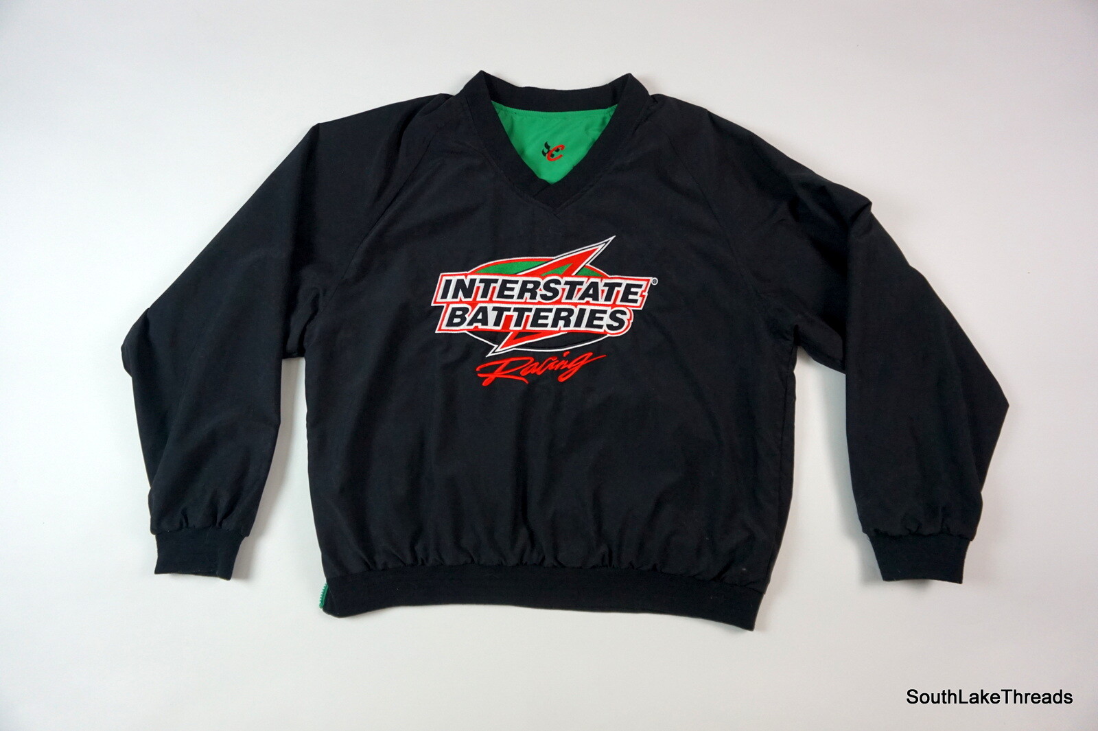 Interstate Batteries Racing #18 Bobby Labonte Reversible Windbreaker Pullover XL