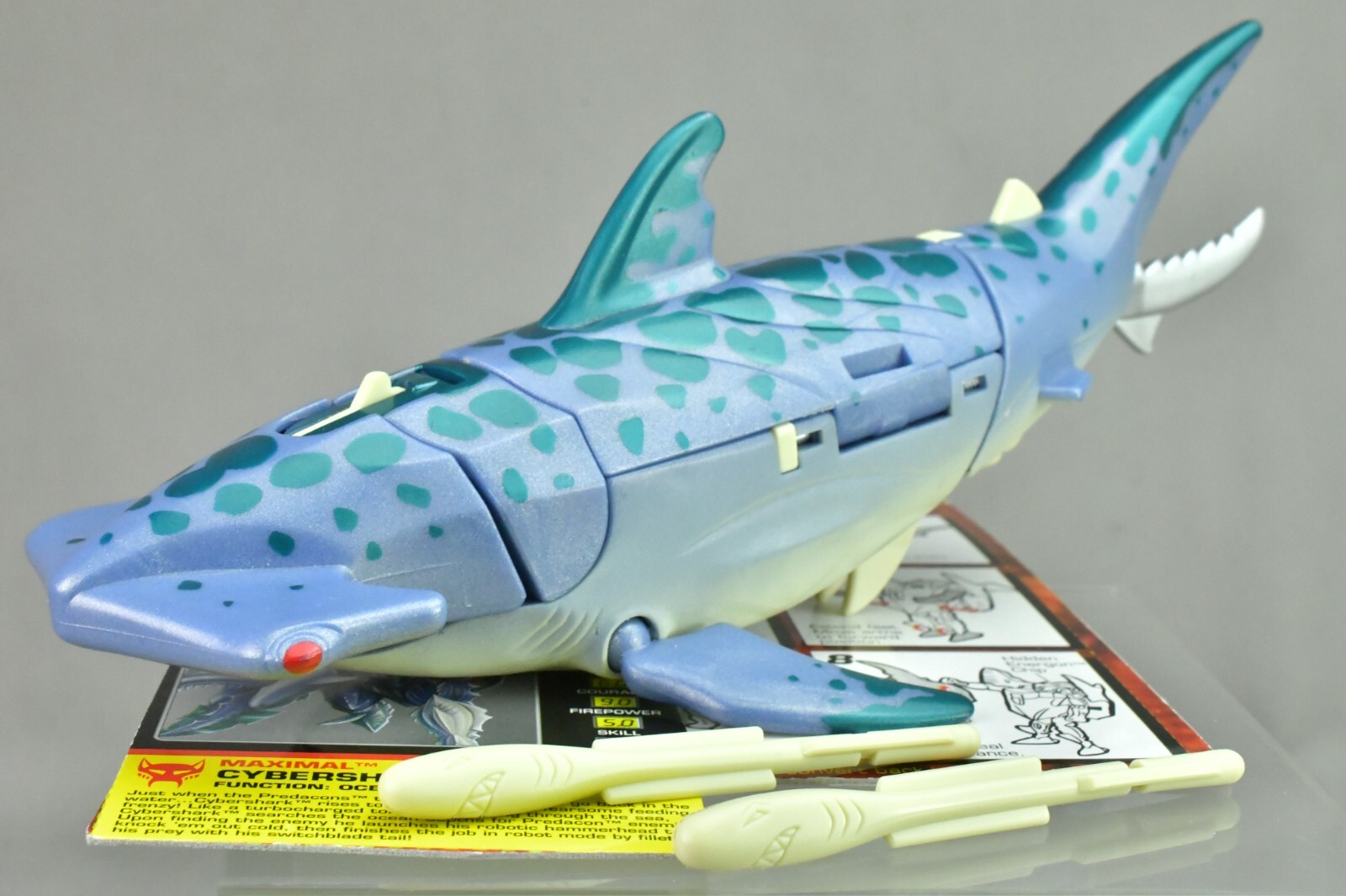 特撮 TransformersBEASTWARS ls2 CYBERSHARK Transformers Beast Wars Cybershark Vintage Re-Issue
