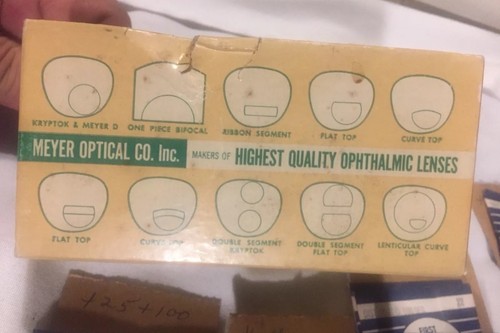 Vintage MEYER OPTICAL CO. Ophthalmic Lenses