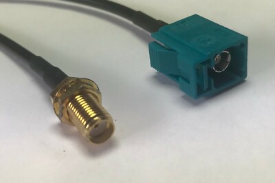 Fakra Z Female to SMA Female Extention RG174 Coaxial Cable Pick Your Length USA