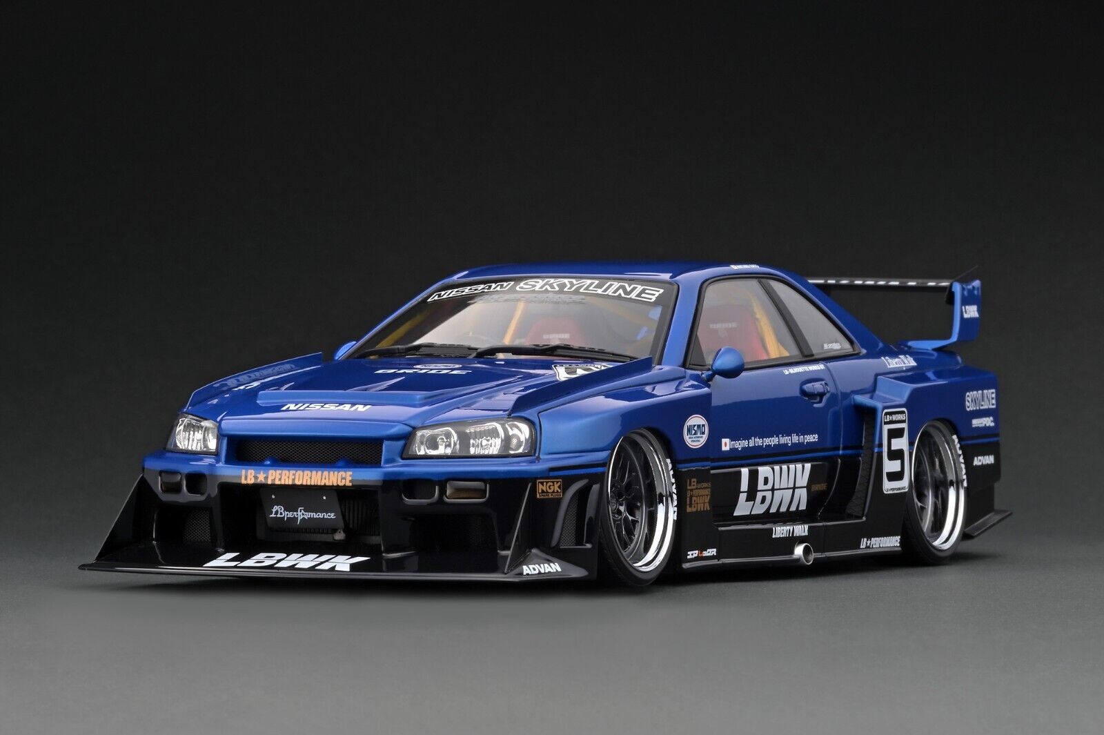 1/18 IG ignition #IG2705 Nissan LB-ER34 Super Silhouette 1/18 IG ignition #IG2705 Nissan LB-ER34 Super Silhouette