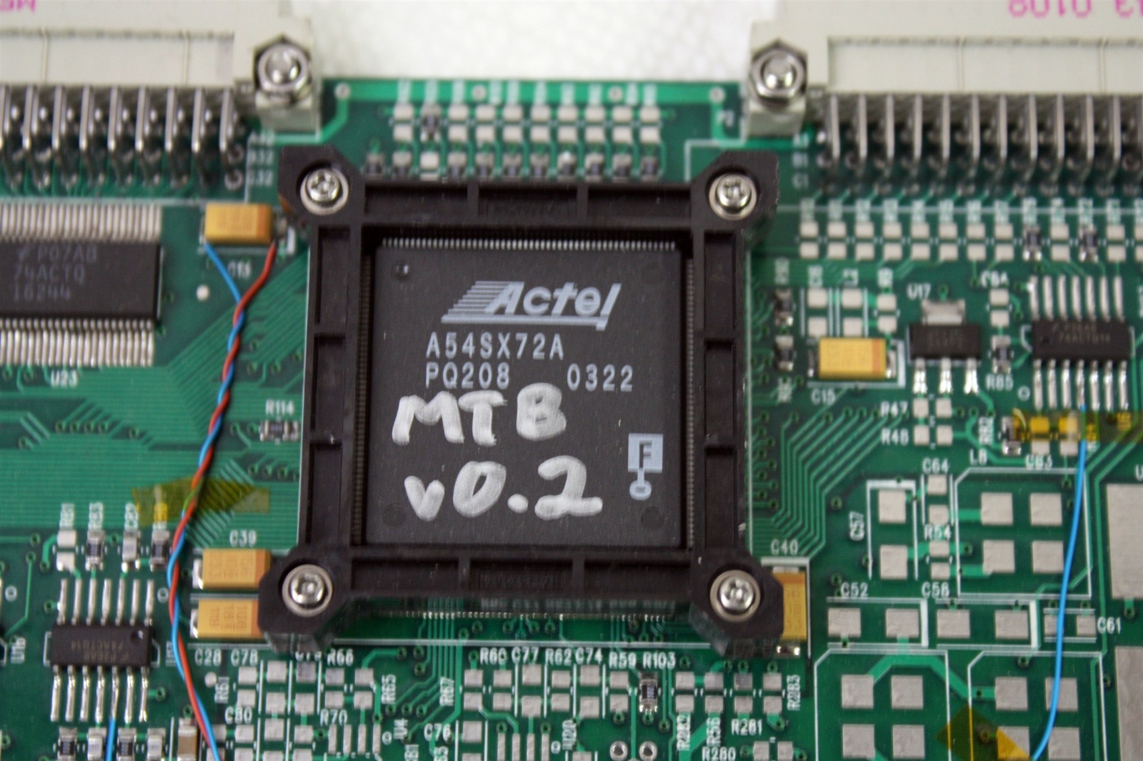 Lot 4 Custom VME Bus Cards w Actel A54SX72A FPGA, from a SQUID Controller VMEBus