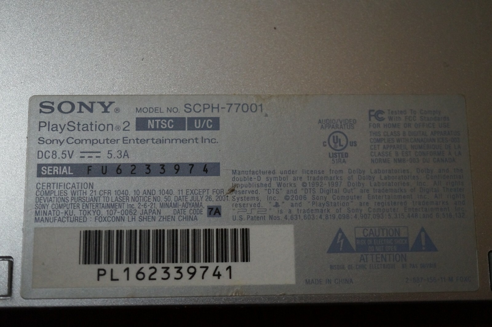 (Lot of 2) Sony PlayStation PS2 Slim Consoles  ( (