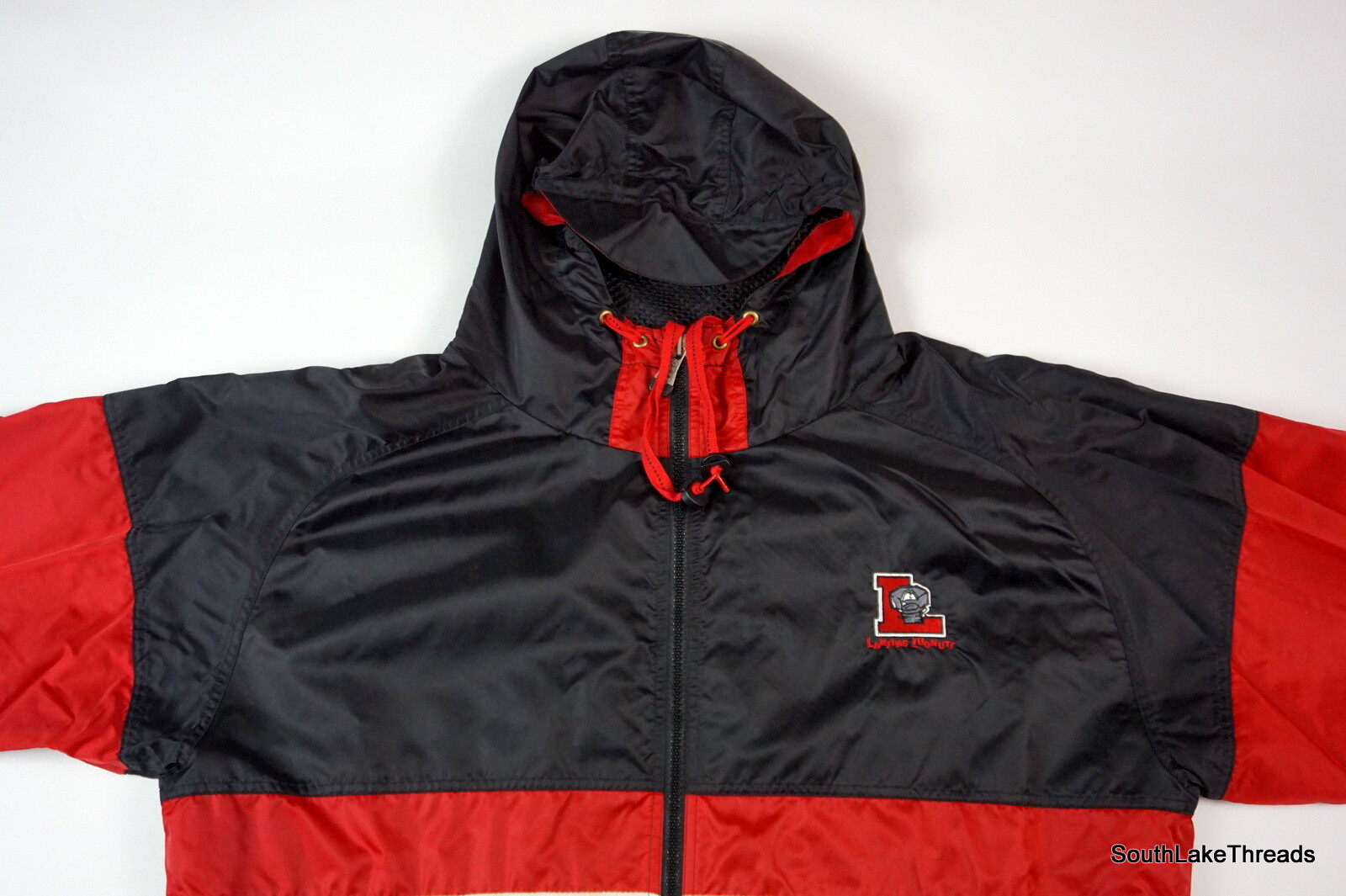 Vintage Men's Lansing Lugnuts Windbreaker Jacket Full Zip MiLB Baseball Sz XL