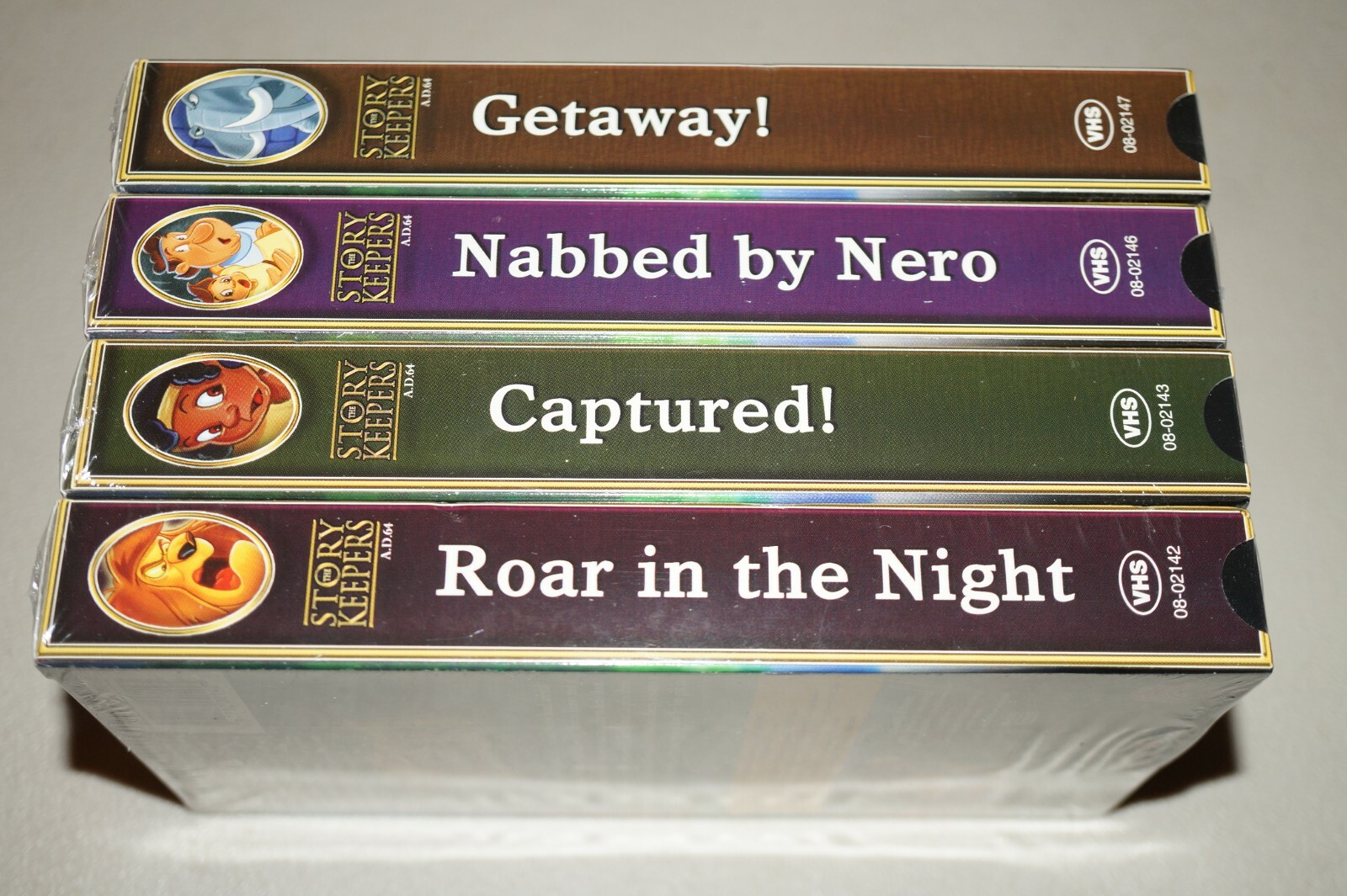 - Lot of 4 - The Story Keepers VHS Tapes by Focus on the Family Zonderkids