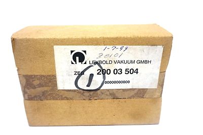 NEW LEYBOLD VAKUUM GMBH 200-03-504 