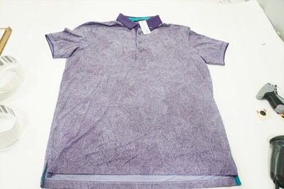 NEW Greyson Golf Fight or Flight Polo Mens Size Medium Dewberry 998D 01224269