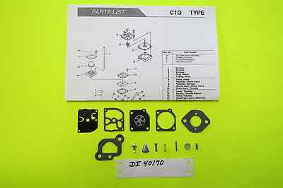 Homelite  Saw  B2216 D3300 D4550 I3350 I3850  I4150 I4550 RB-54 Carb Kit New