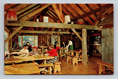 Sugar House Restaurant Mohawk Trail Route 2 Shelburne Falls MA Postcard