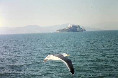 SAN FRANCISCO, ALCATRAZ, California, USA - Original 35mm SLIDE (1979)