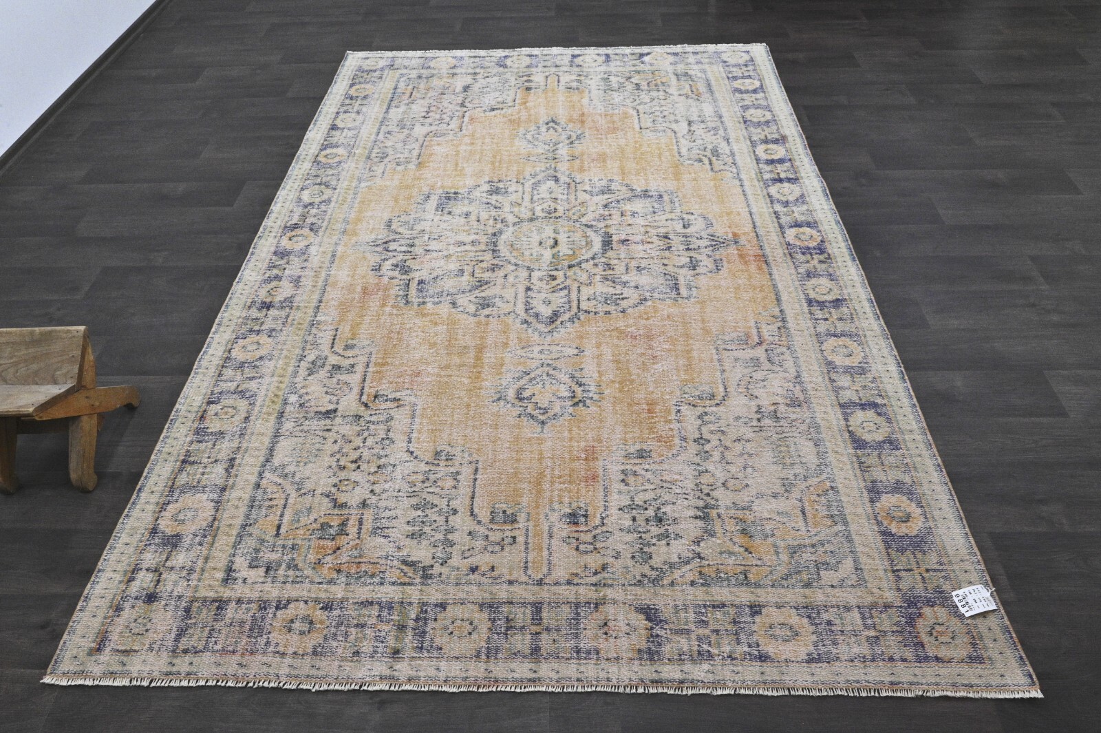 Oushak Turkish Vintage Rug 6x10 Kilim Rug Anatolian Handmade Boho Decor ORANGE