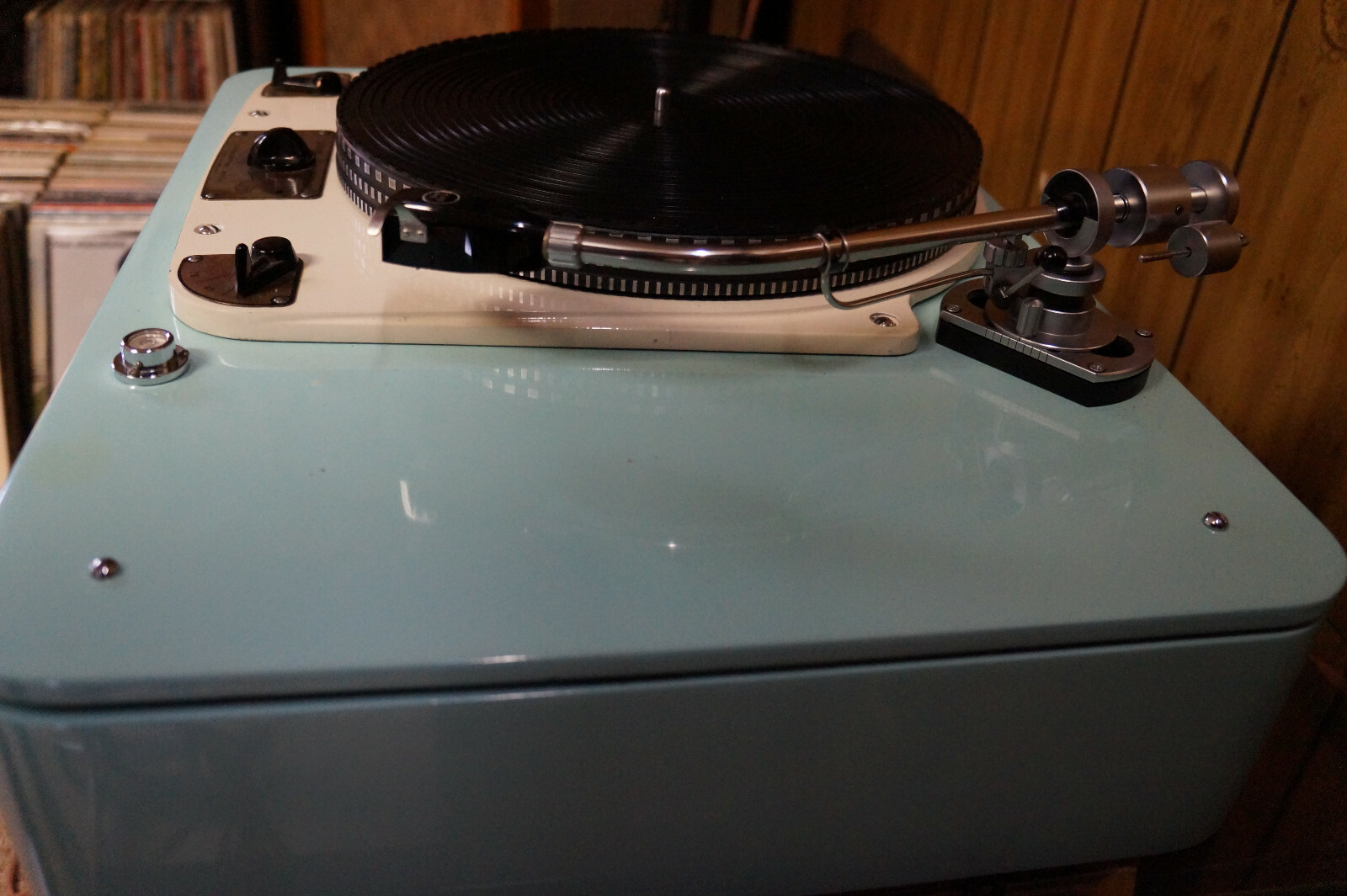 Garrard 301 Rimless Cream Grease Bearing Turntable