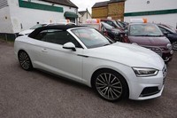2018 Audi A5 Cabriolet 2.0 TFSI S line S Tronic Euro 6 (s/s) 2dr CONVERTIBLE Pet
