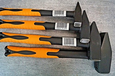Schlosserhammer Hammer Hämmer Satz Profi 200 300 500 1000 gr Hammerset Set 4 tlg