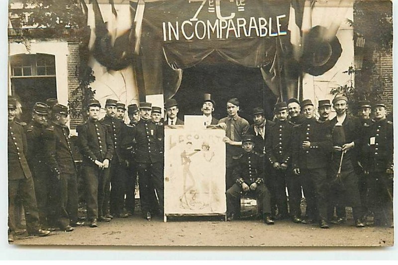 Carte Photo - Militaires - Rï¿½Giments - 7ï¿½Me Compagnie Incomparable - St138 - 142