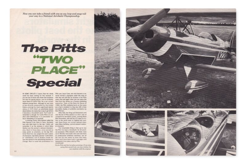Pitts S2 Aircraft Report 6/28/2022i